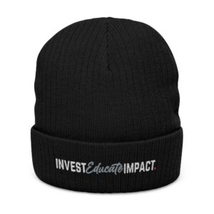Invest. Educate. Impact. Beanie